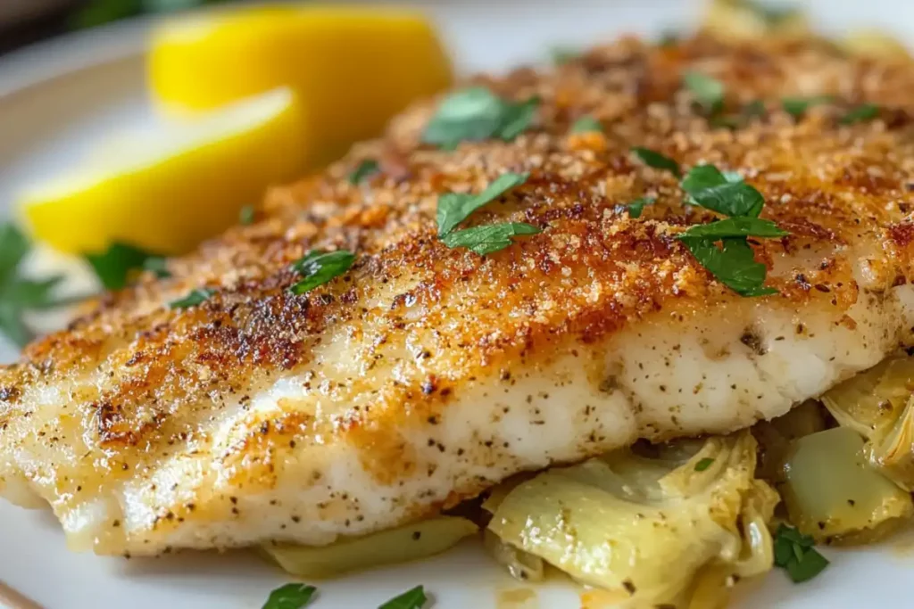 Artichoke and Parmesan Tilapia Recipe