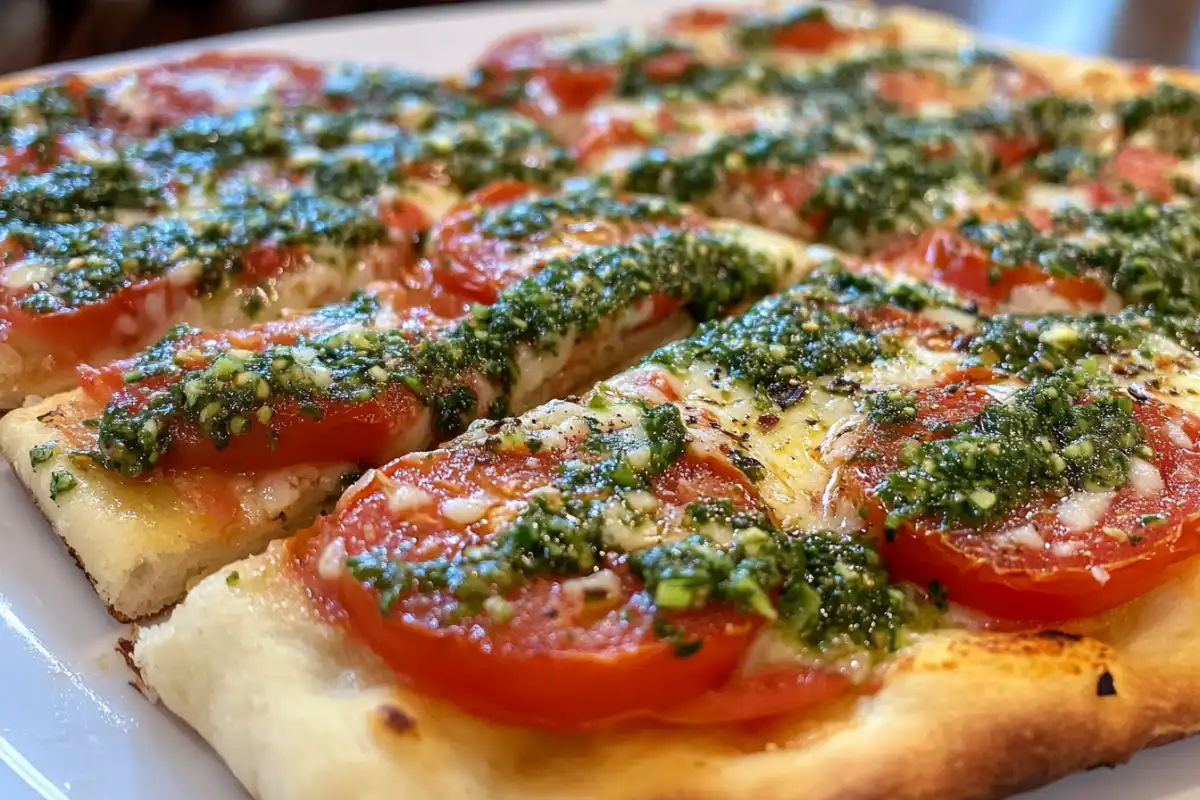 Chimichurri Tomato Pizza Recipe