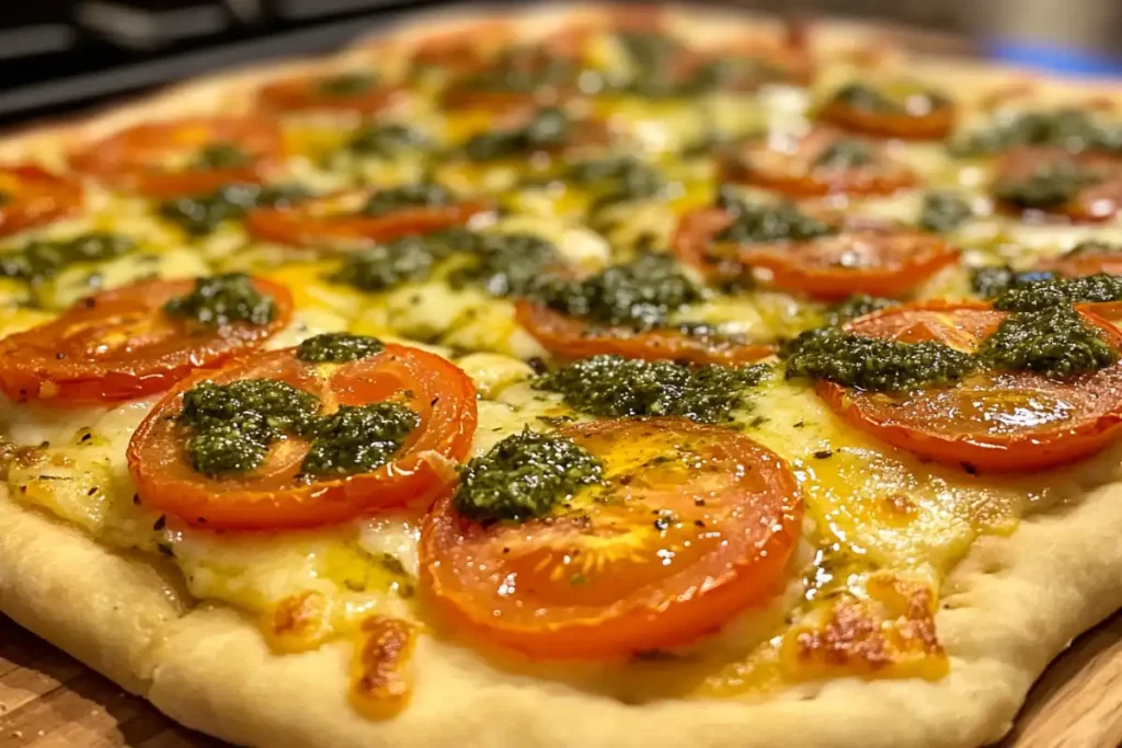 Chimichurri Tomato Pizza Recipe