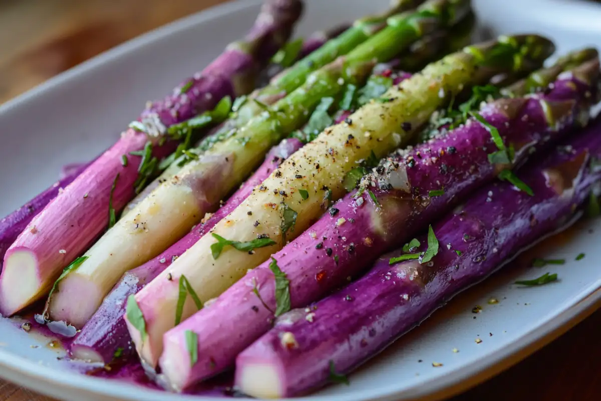 Purple Asparagus Recipe